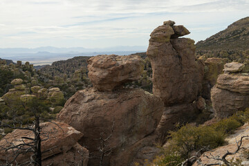Mountain landscape at Chiricahua National Monument, Arizona