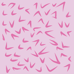 seamless pattern with pink hearts