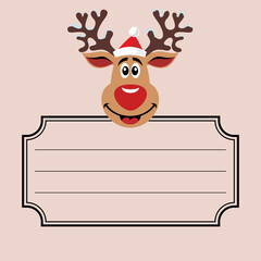 reindeer with sign © betania
