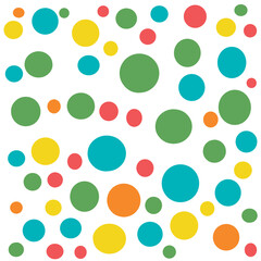 Colorful seamless background with circles