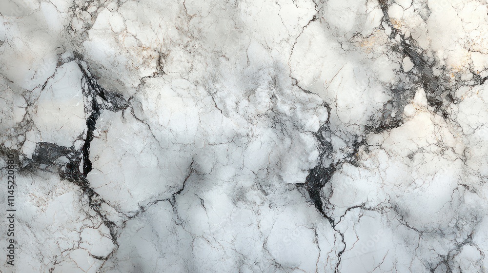 Poster A close-up of a marble surface showcasing intricate patterns and textures.