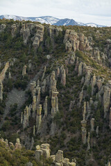 Fototapeta premium Mountain landscape at Chiricahua National Monument, Arizona