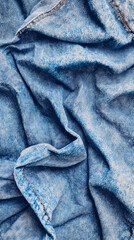 High-Resolution Denim Texture Background