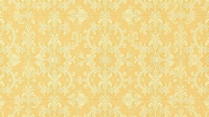 Elegant cream background adorned with intricate floral pattern, luxurious, intricate