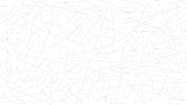 abstract animation of lines on white background
