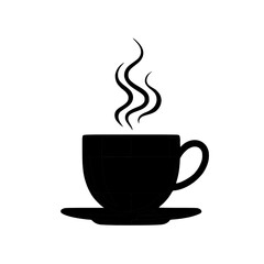 Minimalist coffee cup illustration