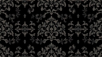 Obraz premium Seamless Gothic Damask Wallpaper design perfect for interior decor, wrapping paper, textiles, and more, decorative, antique, wallpaper