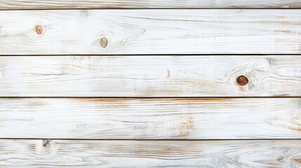 Obraz premium Rustic White Wooden Plank Background with Natural Texture Detail