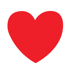 heart in red colour,heart icons,love heart. vector illustration