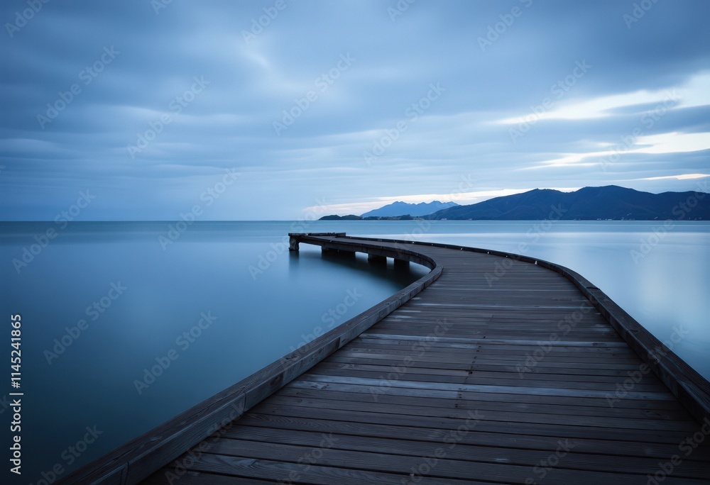 Canvas Prints pier in the sea