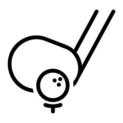 golf line icon