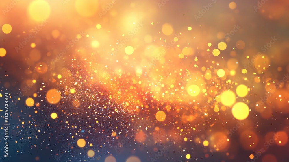 Poster sparkling abstract background with soft glowing light effects