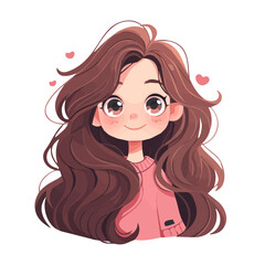 Hollywood Waves Hairstyle – Elegant and Glamorous Waves, Classic Women’s Haircut, Stylish and Vintage Hair Vector Illustration

