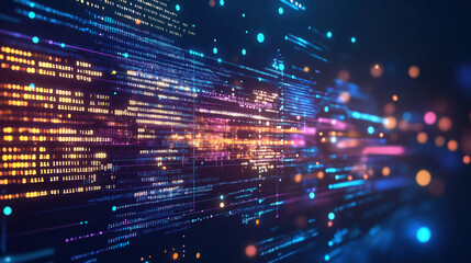 Obraz premium Futuristic AI Coding Agent: A Digital Illustration of Artificial Intelligence, Programming, and Advanced Machine Learning Technology