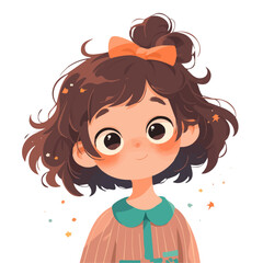 Messy Pixie – Casual and Trendy Pixie Cut with Messy Texture, Fashionable Women’s Haircut, Vector Art Illustration

