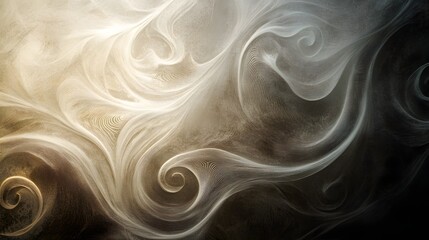 A frosted glass texture with swirling abstract patterns softly lit from behind.