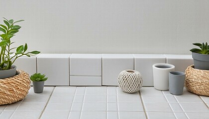 Elegant White Ceramic Tiles for Stylish Bathroom Flooring Enhance Your Space with Durable and EasytoClean Surface Solutions for a Modern Look