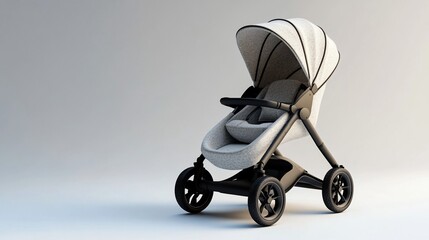 A modern baby stroller designed for comfort and convenience.