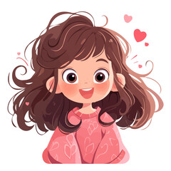 Stunning Tousled Bob Hairstyle – A Trendy and Relaxed Digital Art Representation with Tousled Texture in Flat 2D

