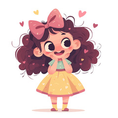 Twisted Curls Hairstyle – A Bold and Elegant Vector Illustration for Sophisticated Hair Design and Beauty
