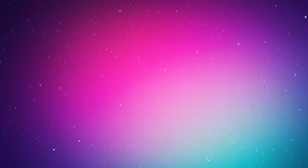 Obraz premium Cosmic Dream: Abstract Pink, Purple and Teal Gradient Background