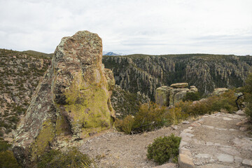 Mountain landscape at Chiricahua National Monument, Arizona