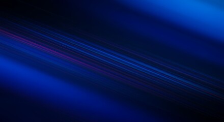 Abstract vibrant blue dark blue gradient lines. Diagonal motion blur digital art.