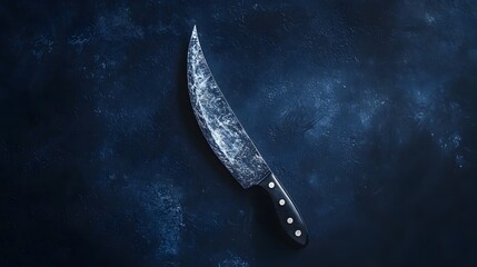 A celestial scene featuring a luminous moon and abstract stars painted with bold strokes on a deep blue canvas.