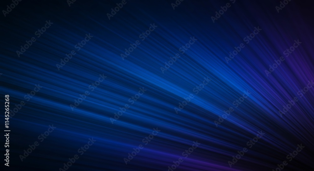 Poster dark blue abstract geometric pattern. diagonal lines vibrant gradient color transition. modern.