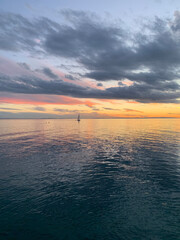 Sunset, North stradbroke island, brisbane, queensland, australia
