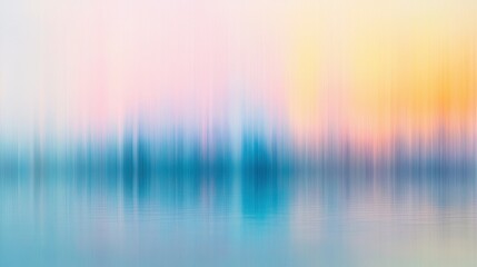 Paisaje abstracto colores suaves reflejo en el agua