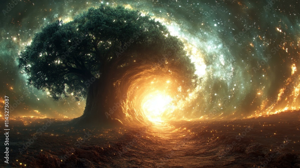 Poster nature abstract image ethereal landscapes abstract image one main object high quality very detailed