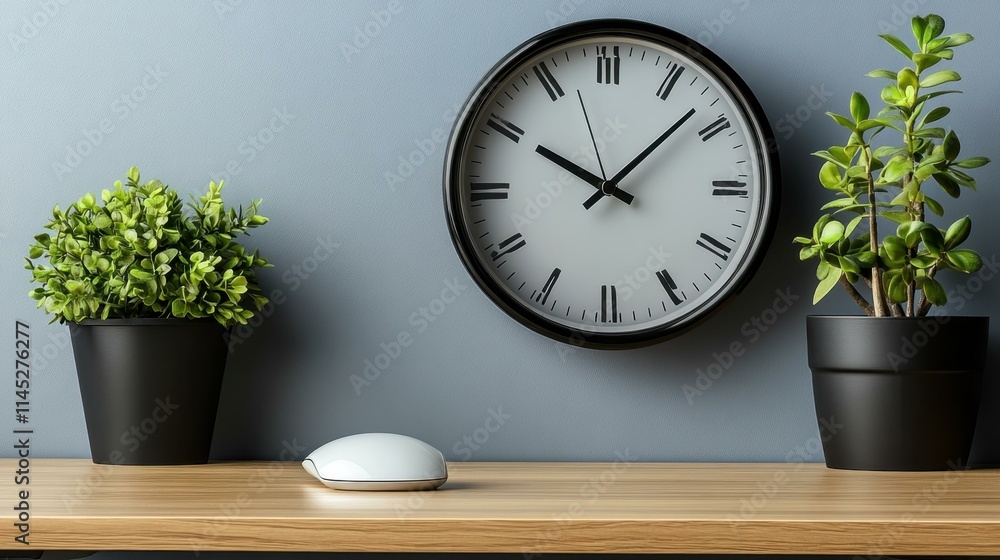 Poster extreme minimalist desk setups a simple desk with a single monitor and a desk mat one main object hi
