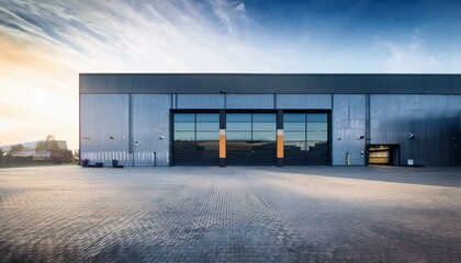 Obraz premium factory in the night