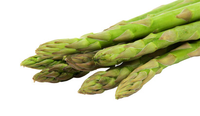 Asparagus close up isolated