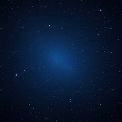 Fototapeta premium Cosmic background with stars and galaxy in dark blue night sky, cosmic landscape, space