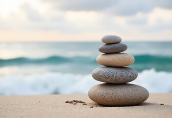 Fototapeta premium stack of stones