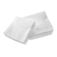 Disposable paper napkins. Paper table napkins. Wipe with napkins.