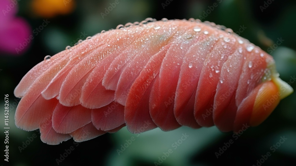 Poster magic of macro world image natural artistry abstract image one main object high quality very detaile
