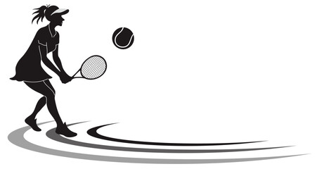 tennis sport for banner logo and others, with vector transparent background