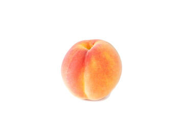peach isolated on white