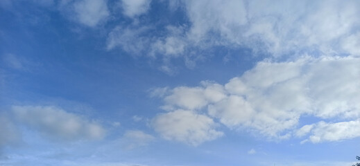 blue sky with clouds