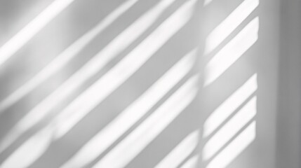 Obraz premium Abstract Light Shadows on a White Wall