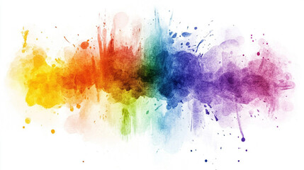 vibrant abstract watercolor drawing symbolizing chaos, featuring bold splashes of color on paper. The image evokes a sense of confusion, energy, and the unpredictable nature of life