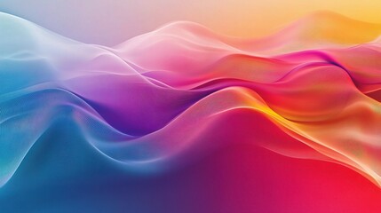 Fototapeta premium Abstract Financial Growth Graph with Rainbow Colors and Design Elements