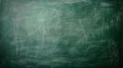 school green chalkboard, symbolizing the blank slate of learning, new beginnings, and the potential for creativity and knowledge amidst the calm before the chaos of the classroom