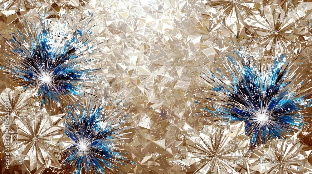 Aufkleber shimmering abstract background with textured patterns and bright blue accents for creative design pr
