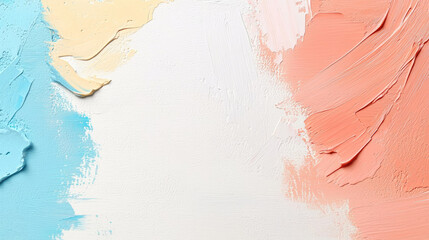 Fototapeta premium Colorful abstract painting with textured brushstrokes