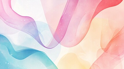 Pastel Swirls Abstract Background Design