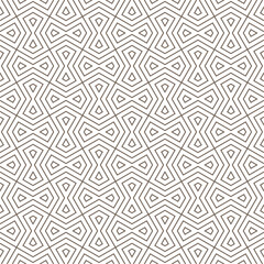 Seamless geometric abstract pattern with a modern line style